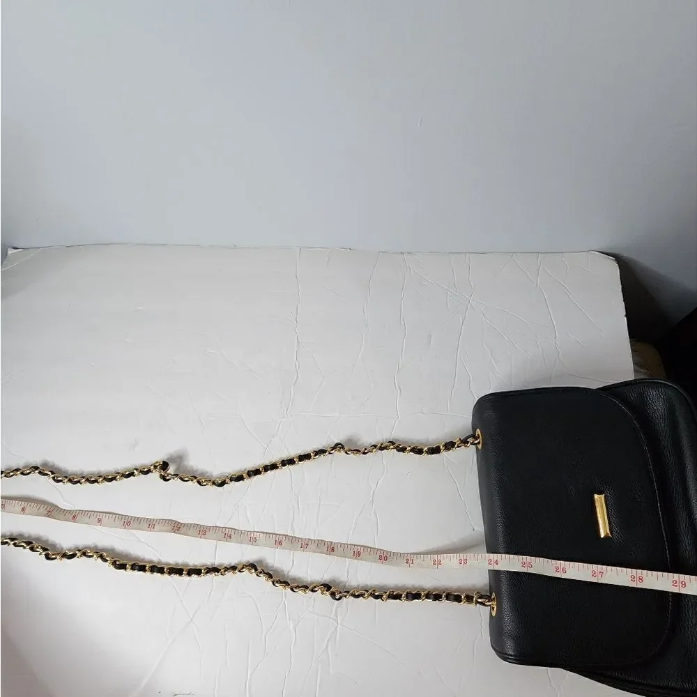 Toni Leather with Chain Purse Vintage